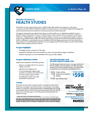 HealthStudiesBS