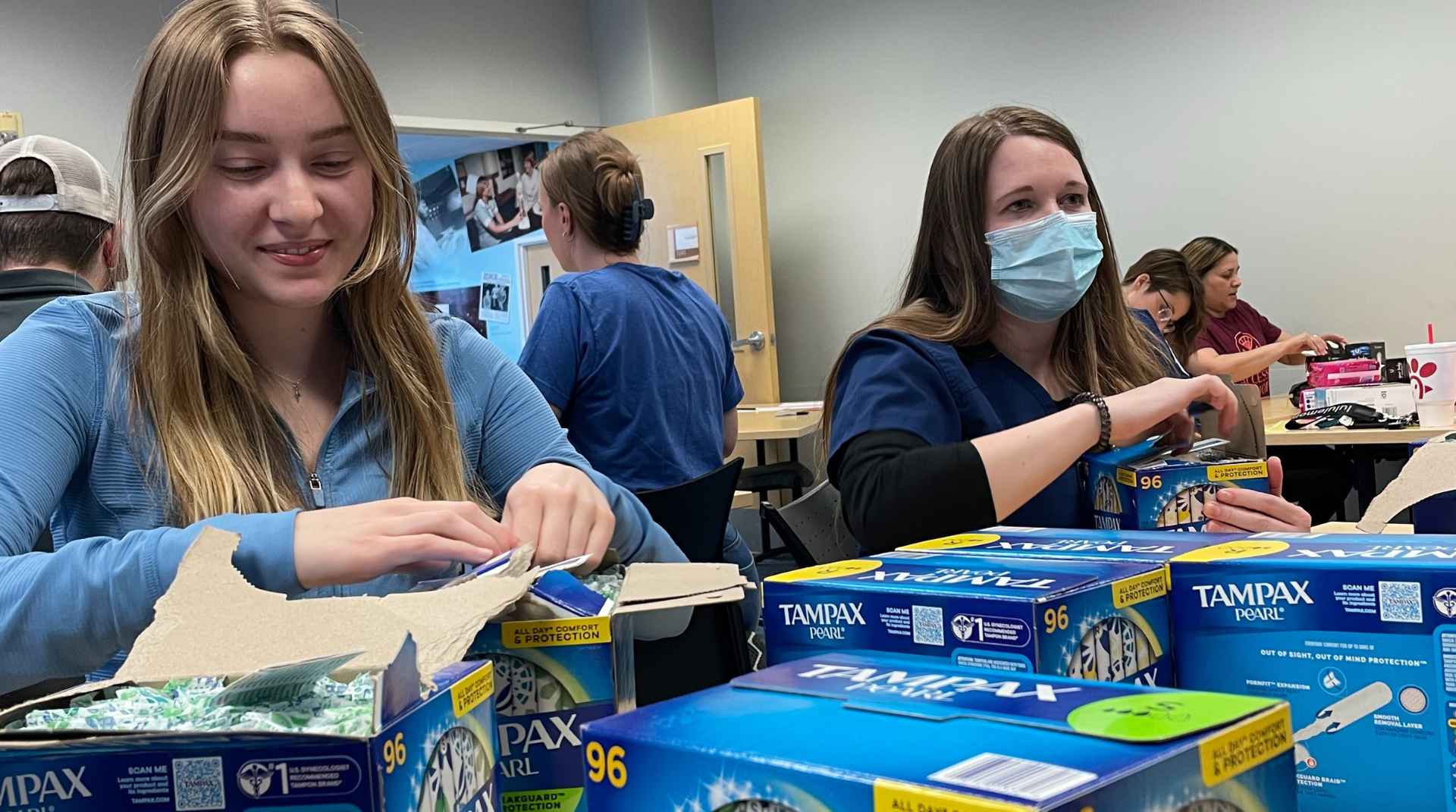 Nebraska Methodist College creates menstrual kits for students in need